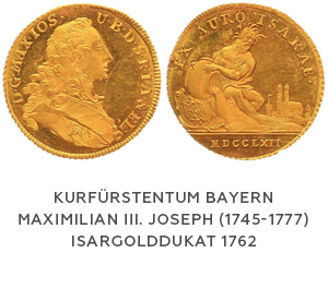 Isargolddukat, Kurfürstentum Bayern, Maximilian III. Joseph